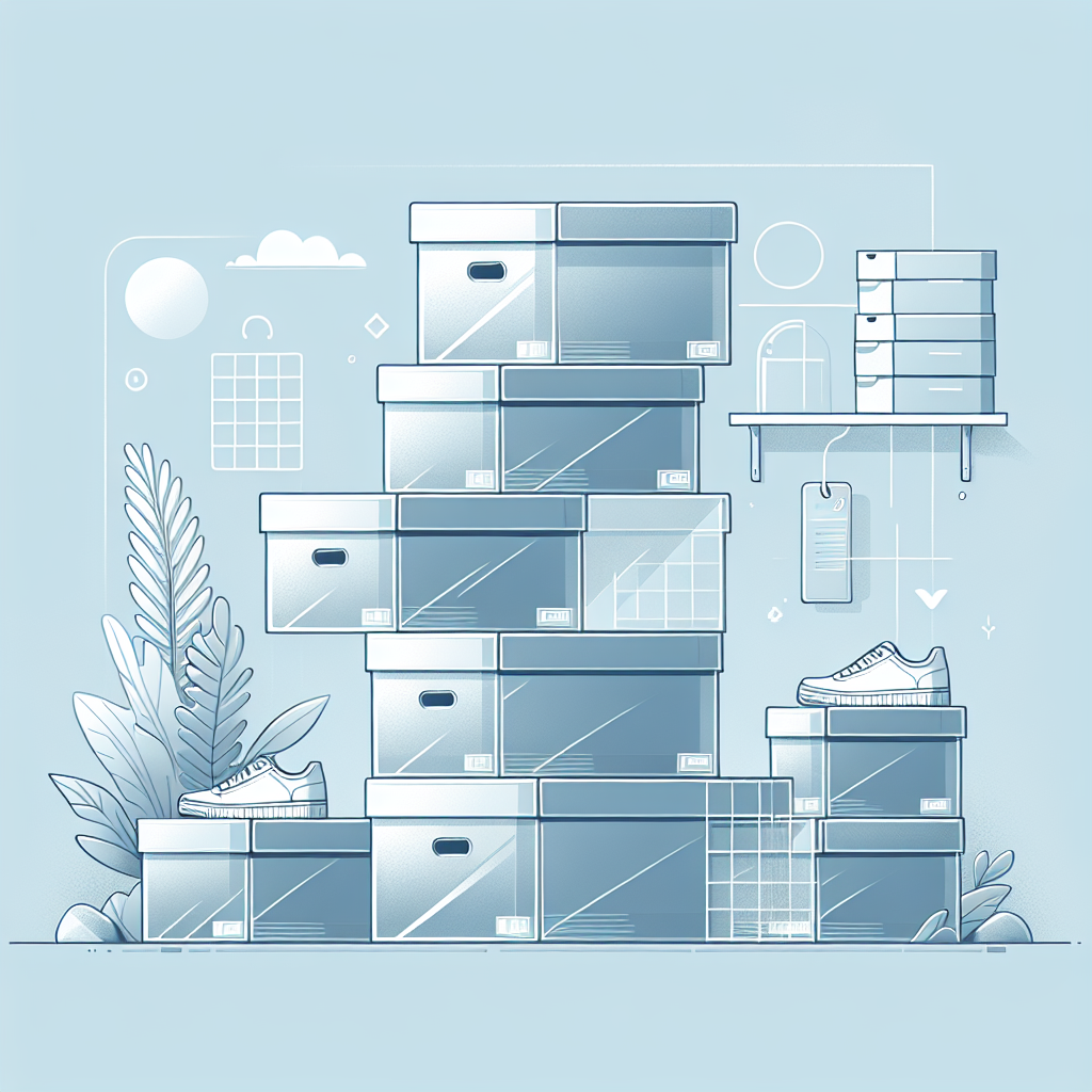 How to Stack Transparent Shoe Boxes Without Them Tipping Over