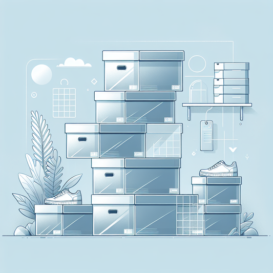 How to Stack Transparent Shoe Boxes Without Them Tipping Over
