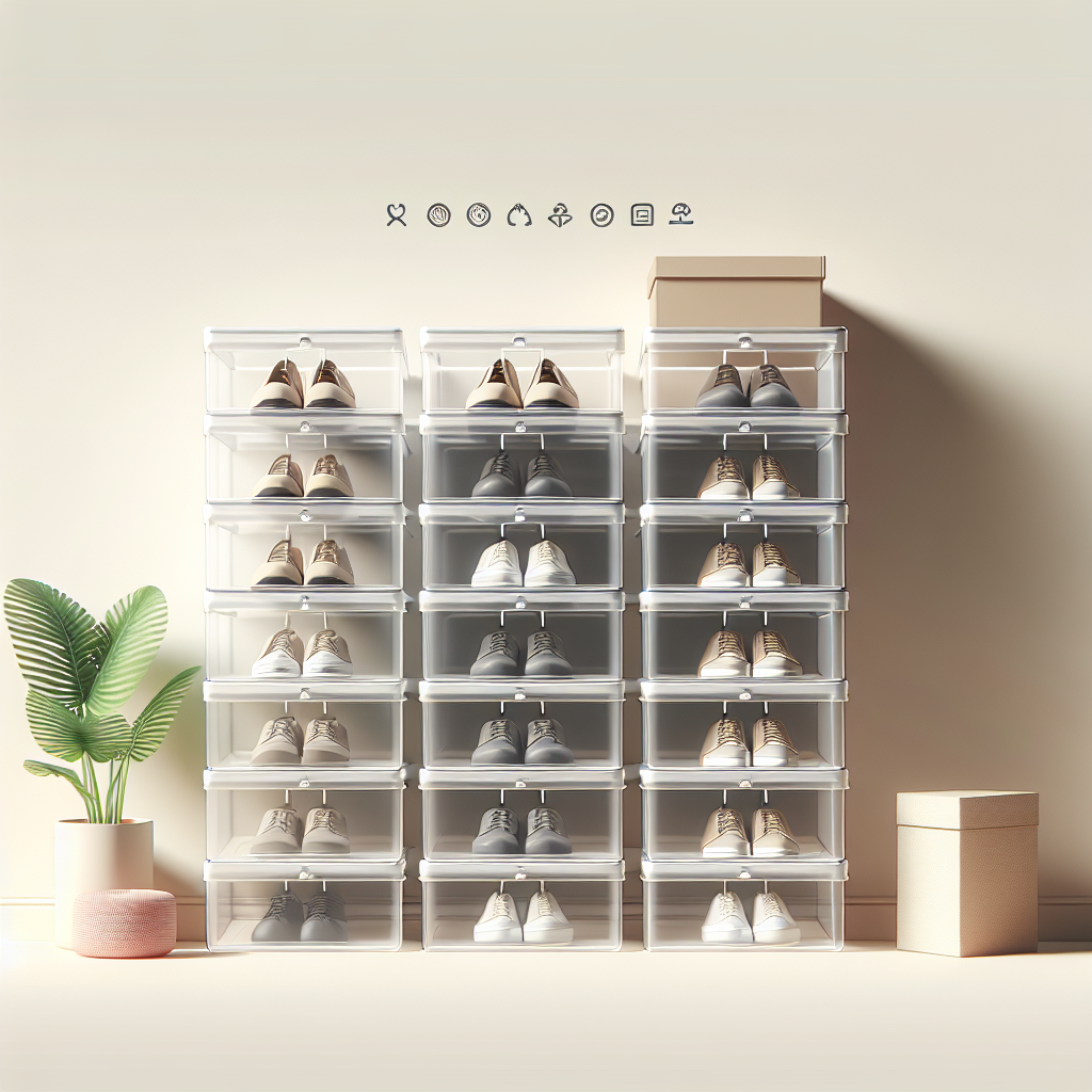 Dust-Proof Shoe Storage: Protect Your Kicks with Clear Stackable Boxes