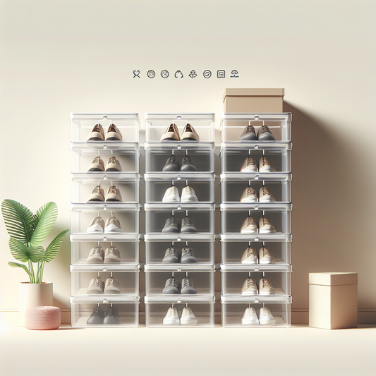 Dust-Proof Shoe Storage: Protect Your Kicks with Clear Stackable Boxes