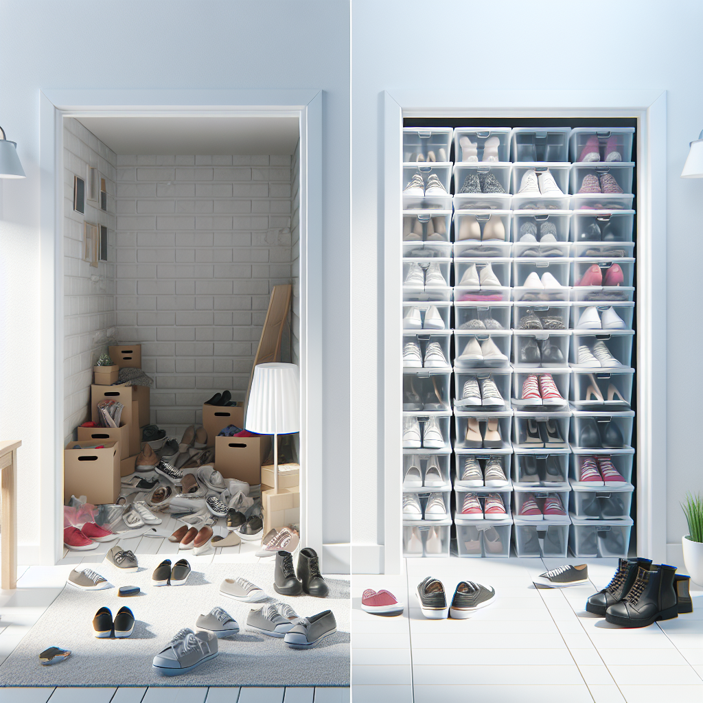 From Clutter to Clean: Transforming Your Entryway With Clear Shoe Boxes
