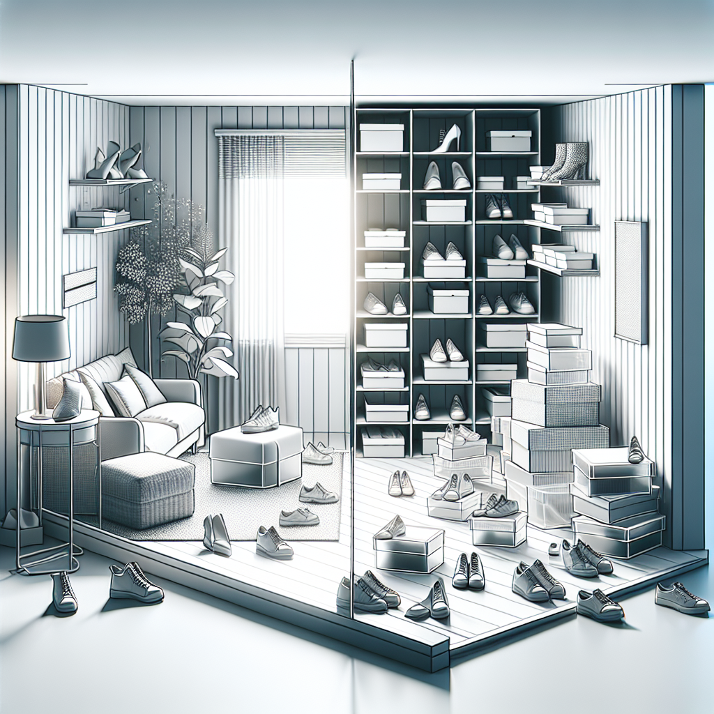 How Much Space Can You Save Using Stackable Transparent Shoe Boxes?