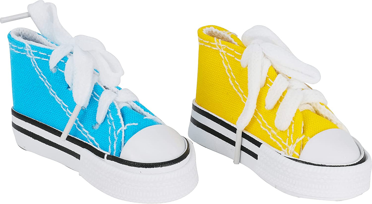 Pk12 Mini Sneakers 3" Long by 1.50" High by 1.25" Wide Parrot Foot Talon Cage Toy, Senegal, Ringneck, Pionus, and Similar