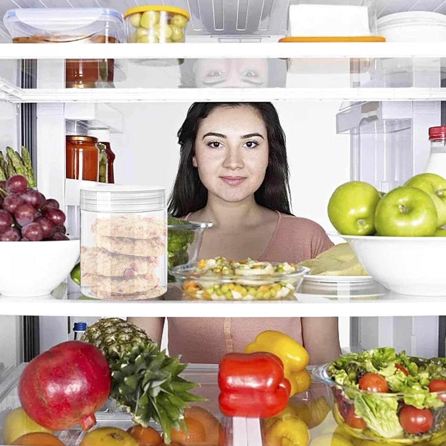 Elevate Your Storage Solutions with 20 Pack 4Oz Clear Plastic Jars - Perfect for Beauty Products, Candy, and More!