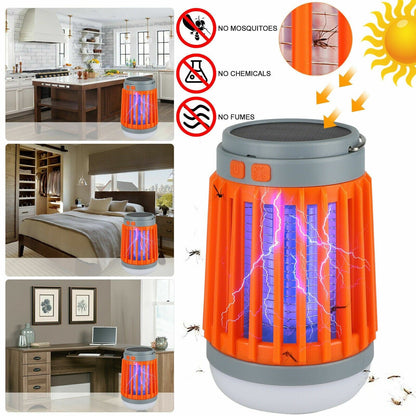 Revolutionary Solar USB Mosquito Killer Light - Your Ultimate Insect Zapper and Camping Companion