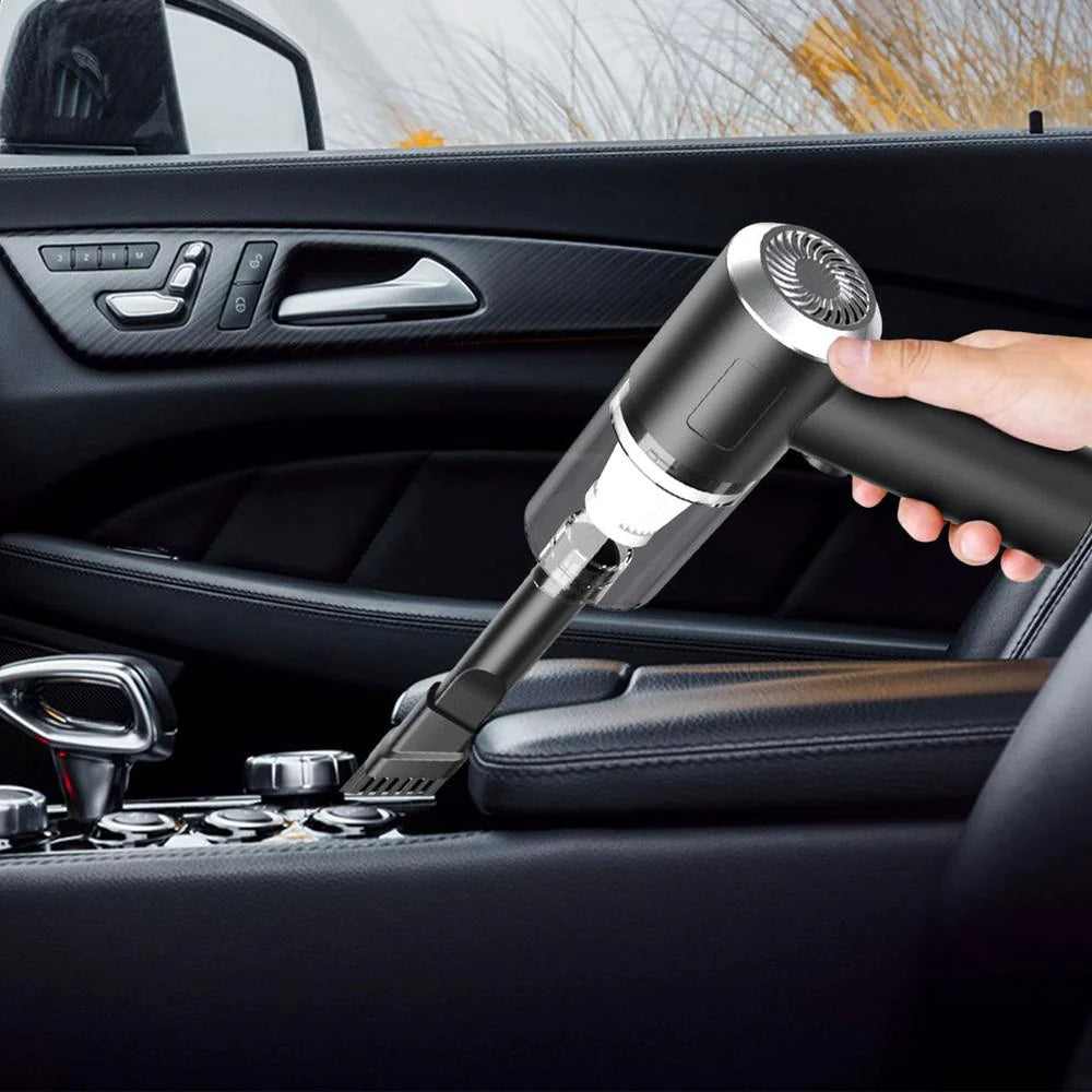 Powerful 120W Cordless Handheld Vacuum Cleaner - Compact, Portable & Perfect for Home and Car Cleaning