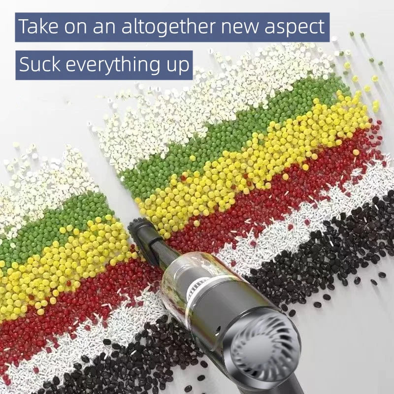 Powerful 120W Cordless Handheld Vacuum Cleaner - Compact, Portable & Perfect for Home and Car Cleaning