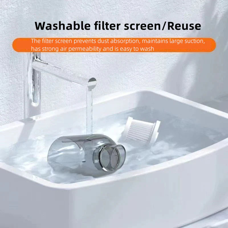 Powerful 120W Cordless Handheld Vacuum Cleaner - Compact, Portable & Perfect for Home and Car Cleaning