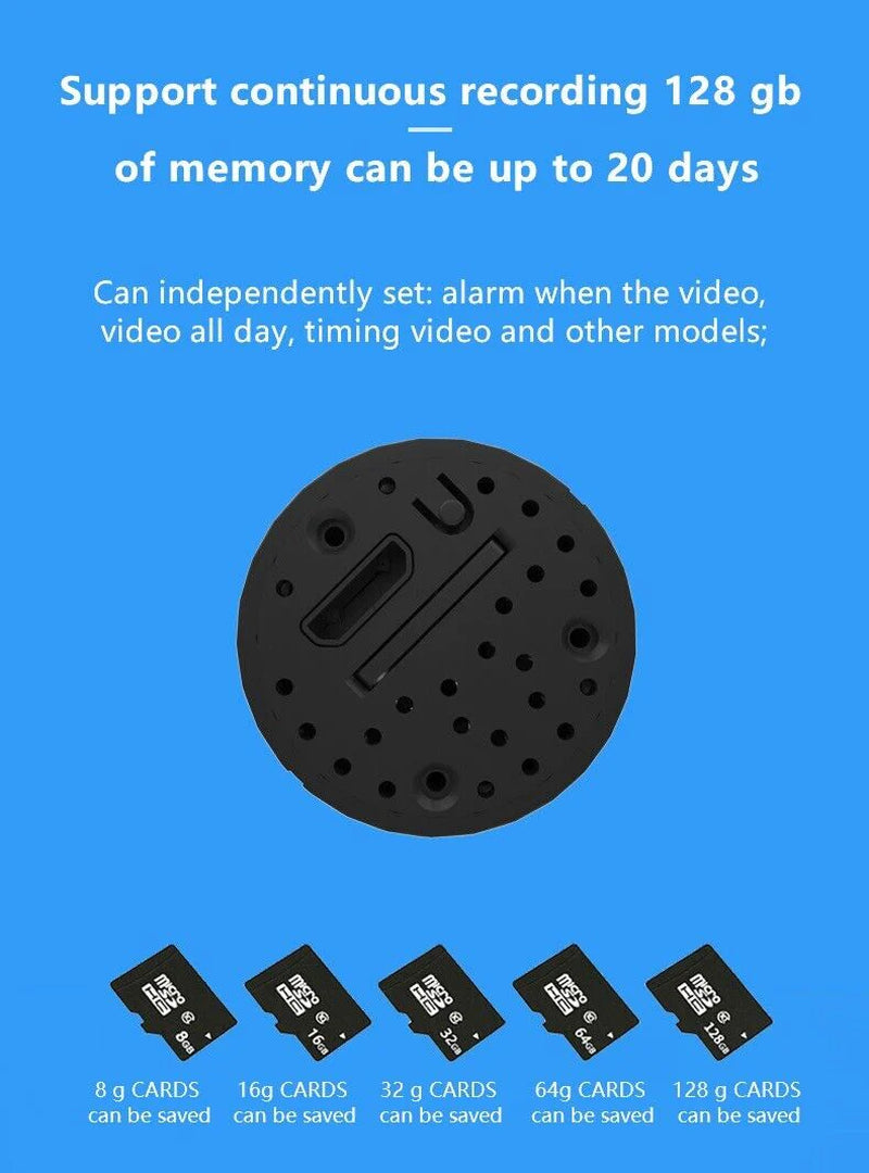 Discover the Ultimate Wifi Wireless 4K Mini Spy Camera - Your Go-To Hidden HD Nanny Cam Solution!