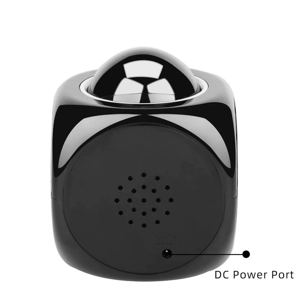 Revolutionary LED Projection Alarm Clock with Digital LCD Display, Voice Activation, Weather Updates, Snooze Function, and USB Charging